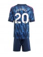 Billige Arsenal Noni Madueke #20 Bortedraktsett Barn 2025-26 Kortermet (+ Korte bukser)